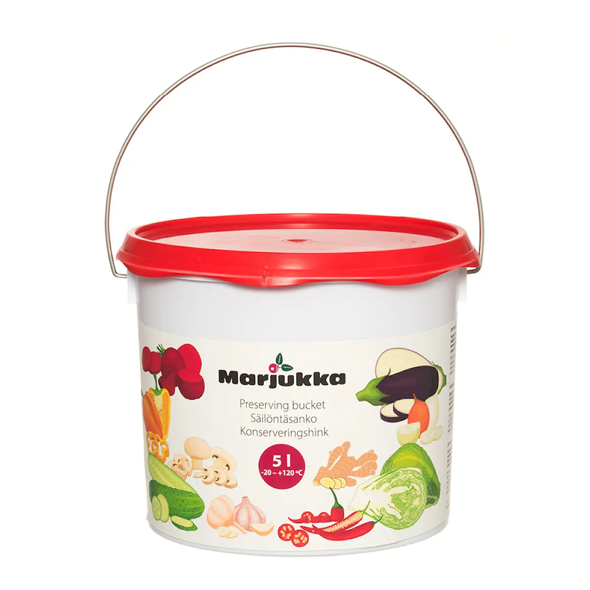 Marjukka Konserveringshink 5 L vit
