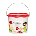 Konserveringshink 5 L vit/röd