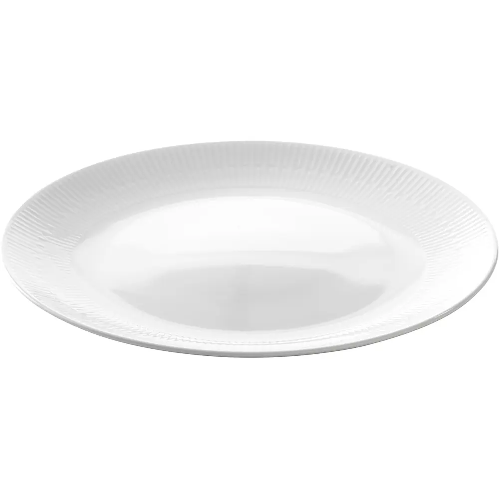 Relief Tarjoiluastia 33 cm Valkoinen