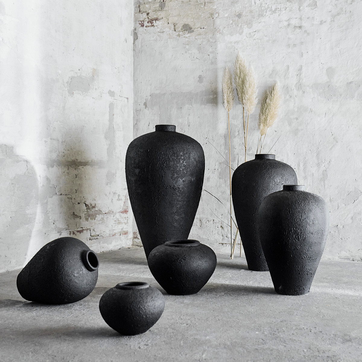 Muubs Luna kruka 60x35 cm svart