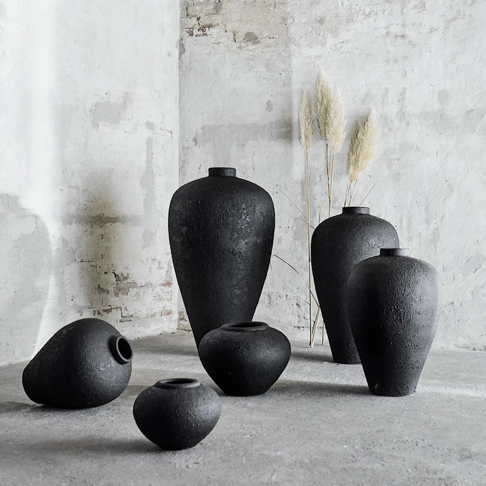 Muubs Luna Kukkaruukku 60x35 cm Musta