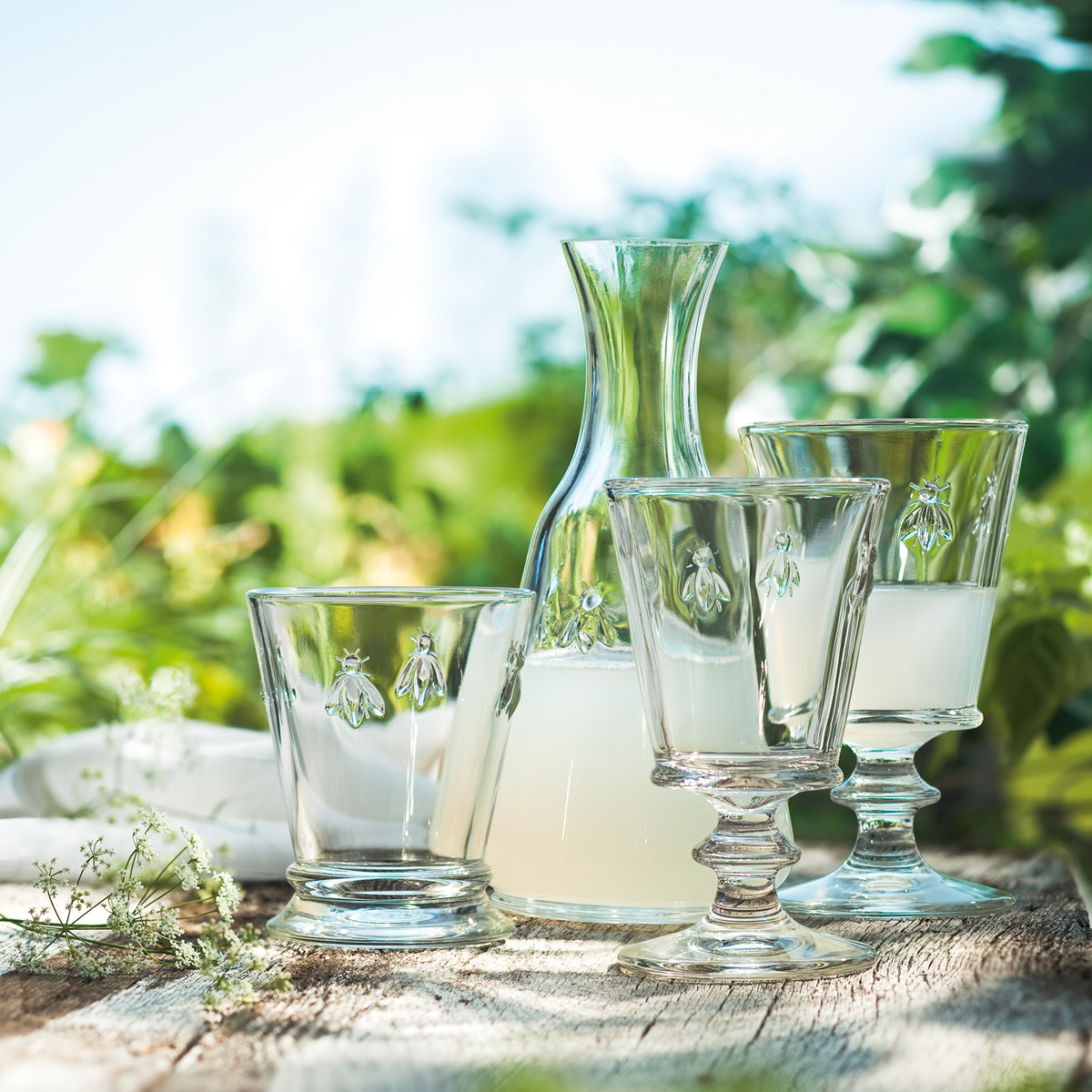 La Rochère Abeille Glas med Fot 35 cl 6-pack