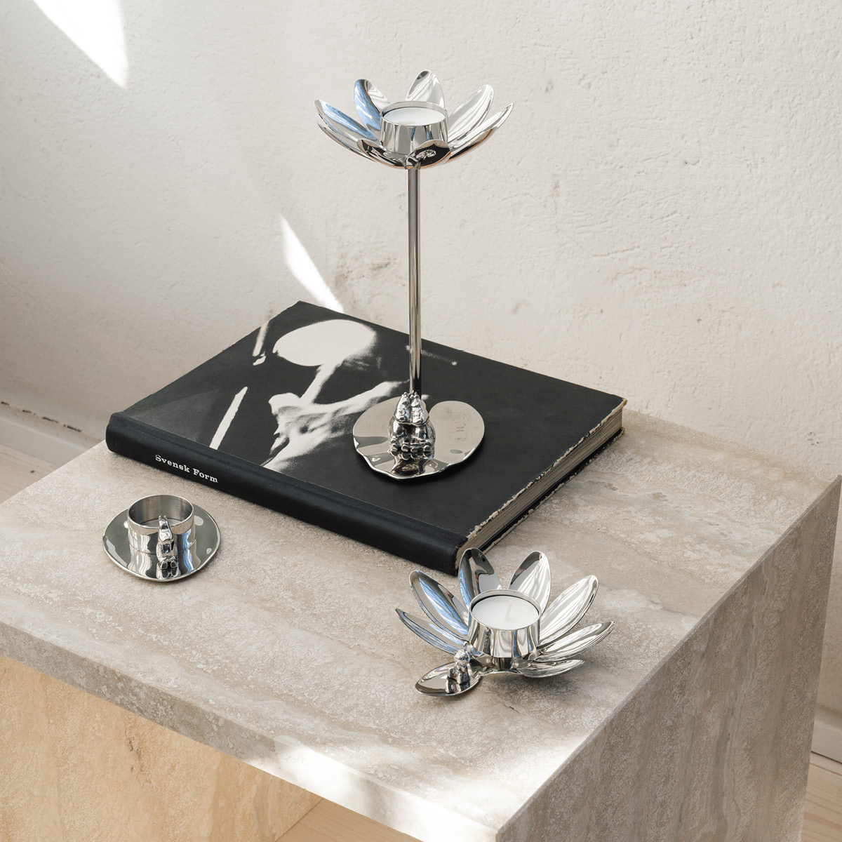 Hilke Hilke x Mumin ljusstake Snorkfröken förnicklad mässing