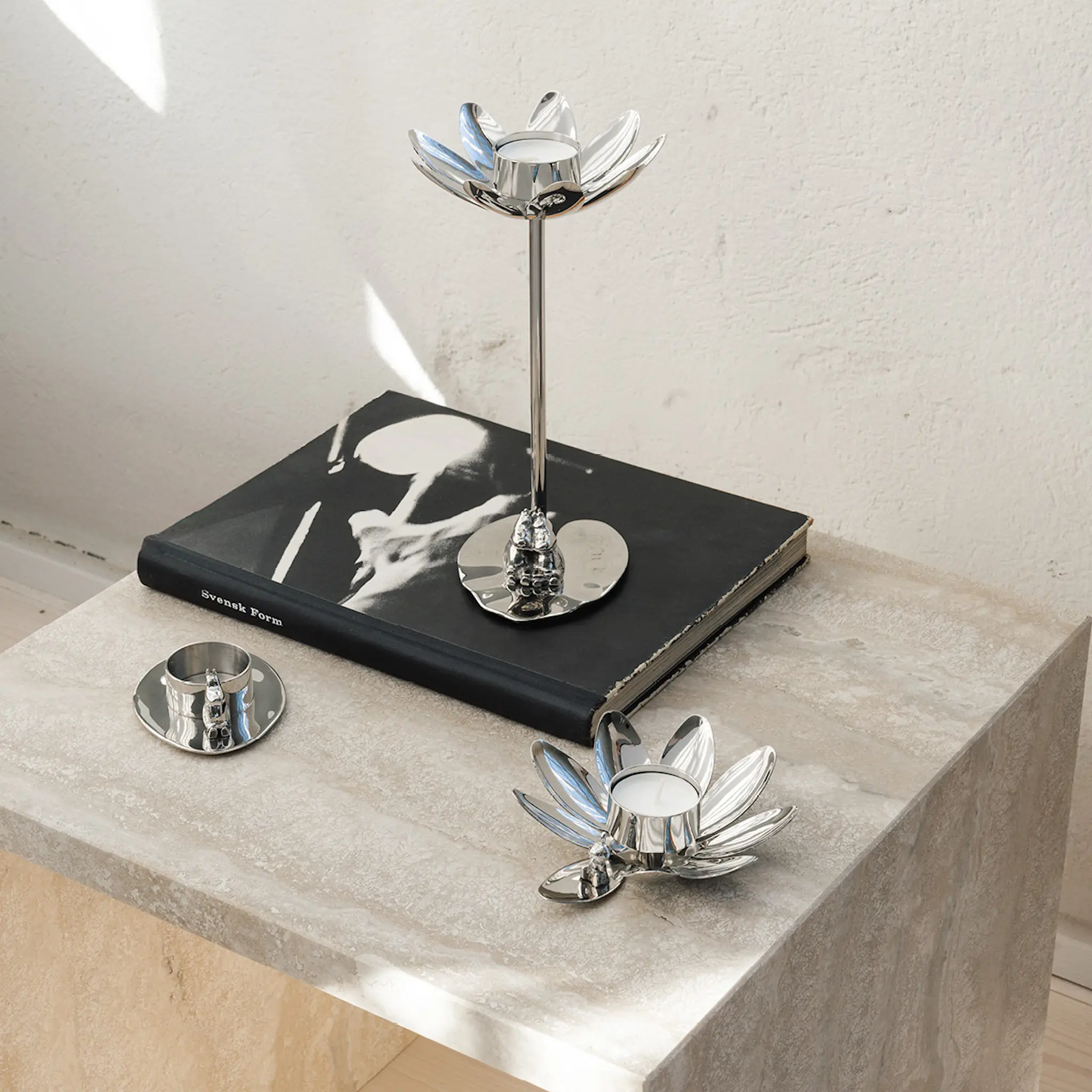 Hilke Hilke x Mumin ljusstake Snorkfröken förnicklad mässing