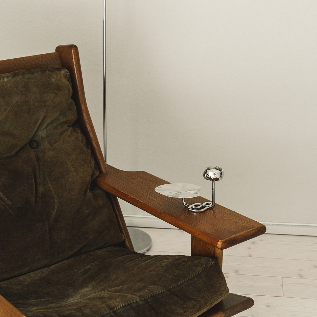 Hilke Ninfea No.2 NP lysestake 21 cm sølv