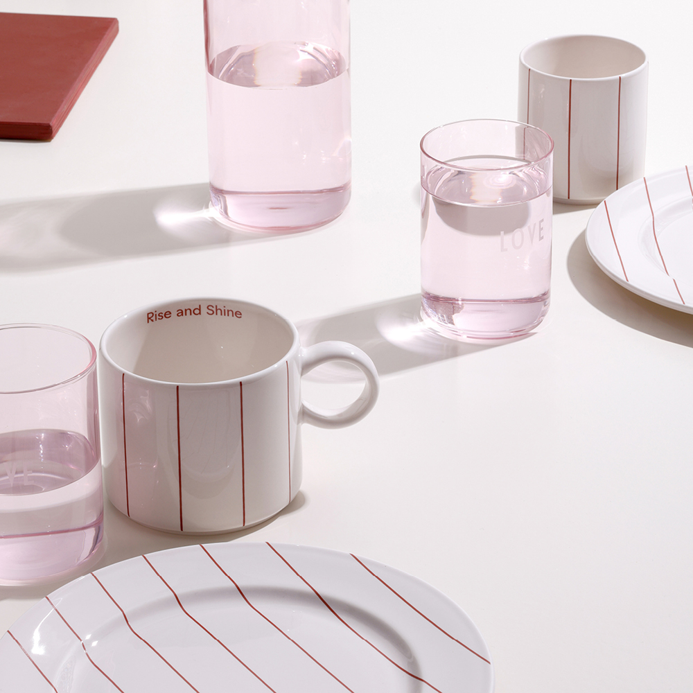 Design Letters Pyjamas tallrik 23 cm Pastel beige/Faded rose