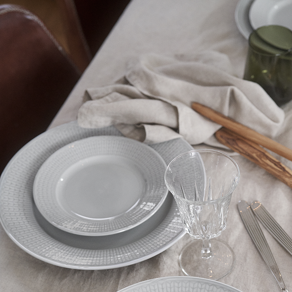 Rörstrand Swedish Grace tallerken 27  cm tåke