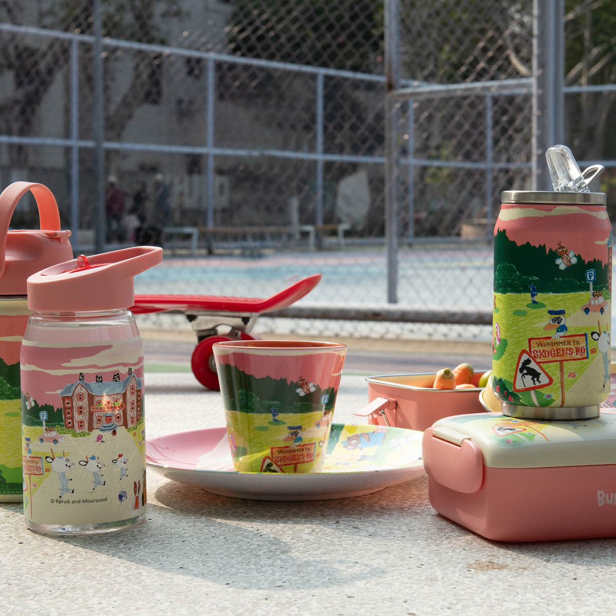 Modern House Bukkene Bruse mugg 30 cl skogens ro rosa