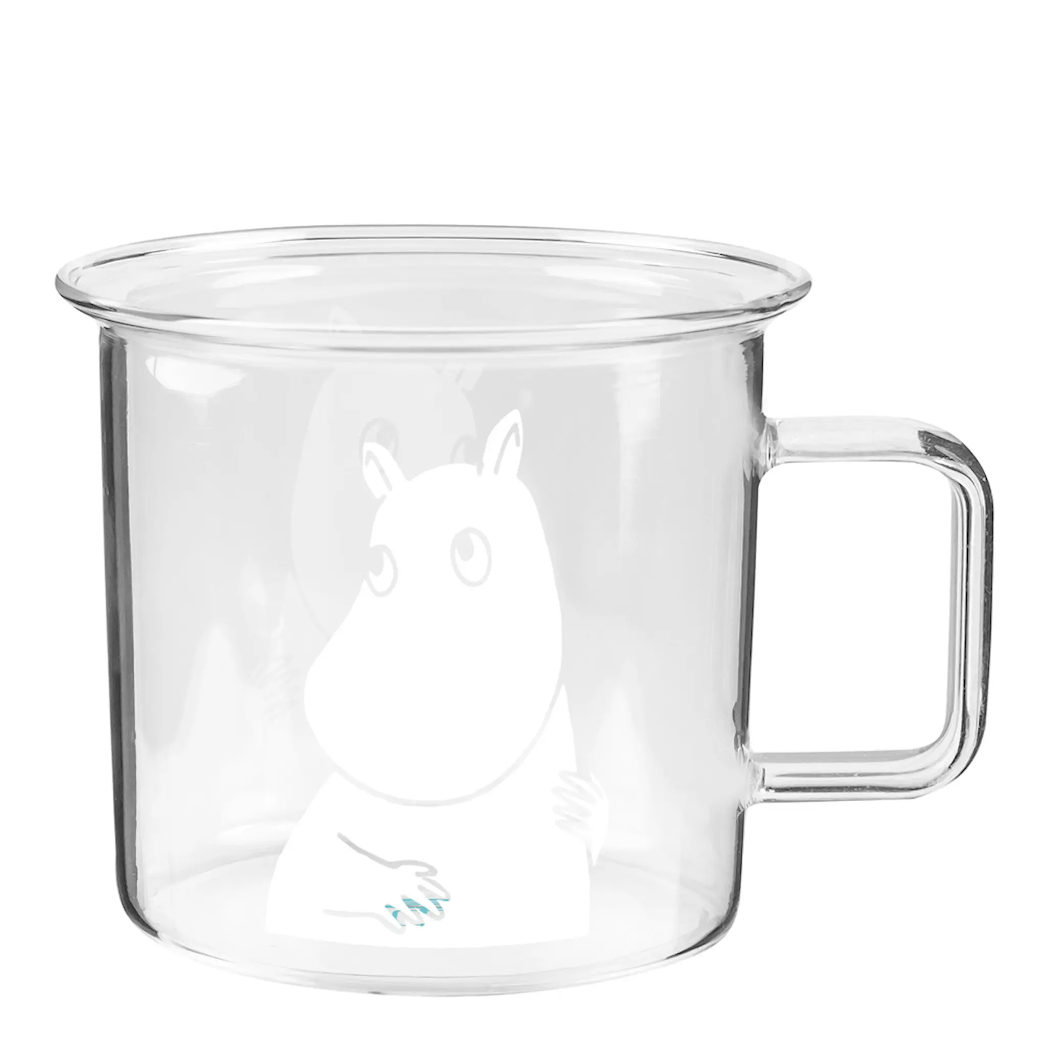 Muurla Mumin Glasmugg Mumintrollet 3,5 dl Klar
