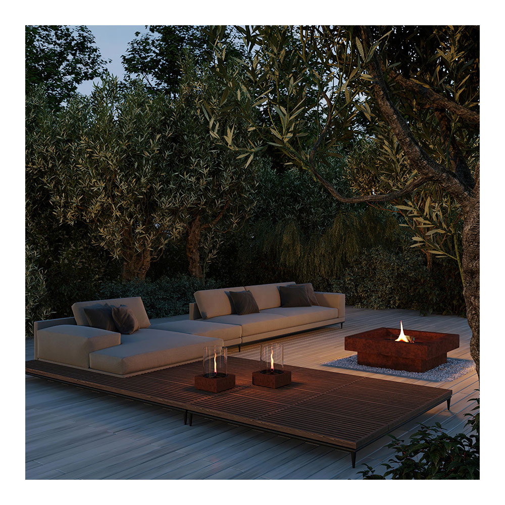 Tenderflame Jasmine Lykta 24 cm Rost