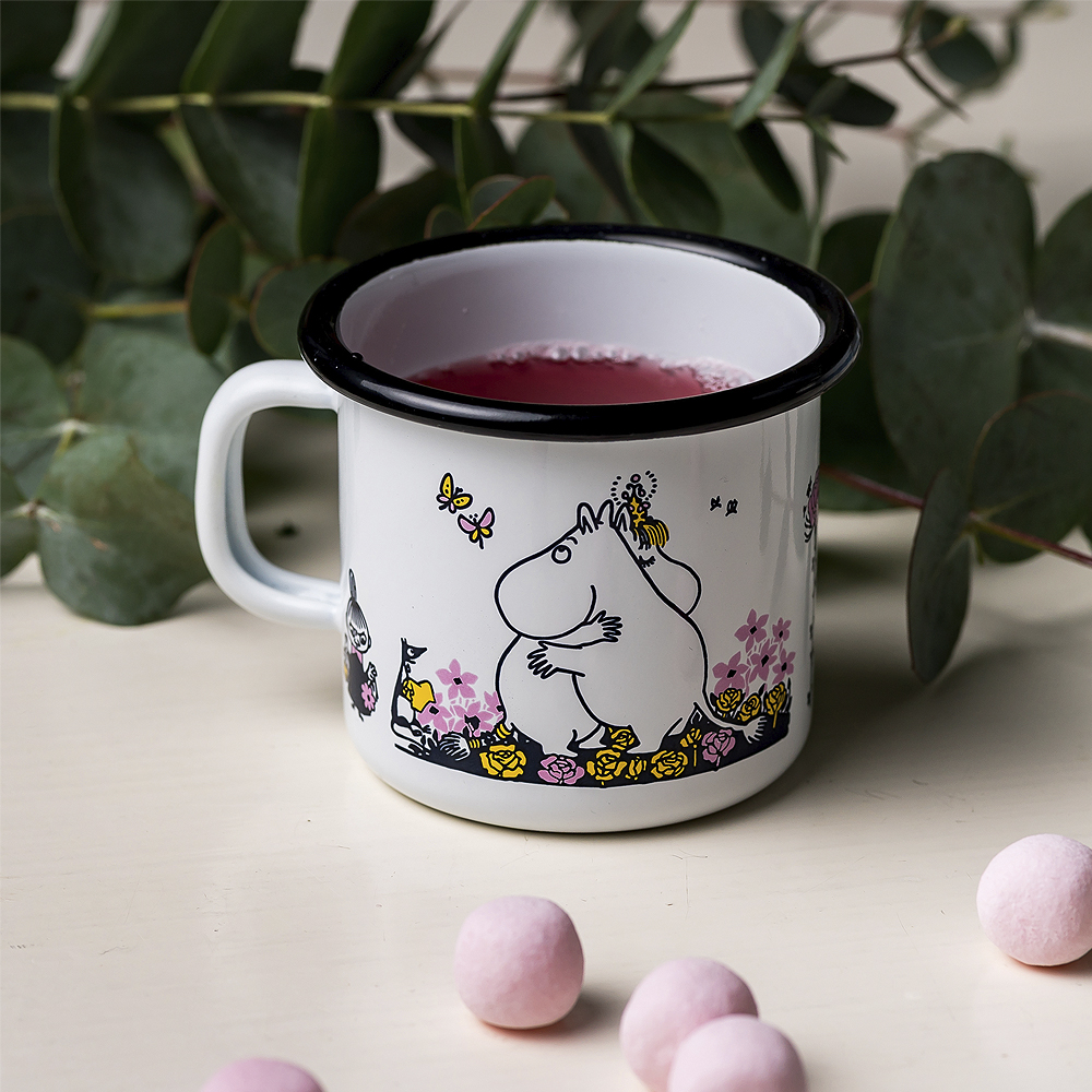 Muurla Mummikopp Emalje 25 cl Klem hvit