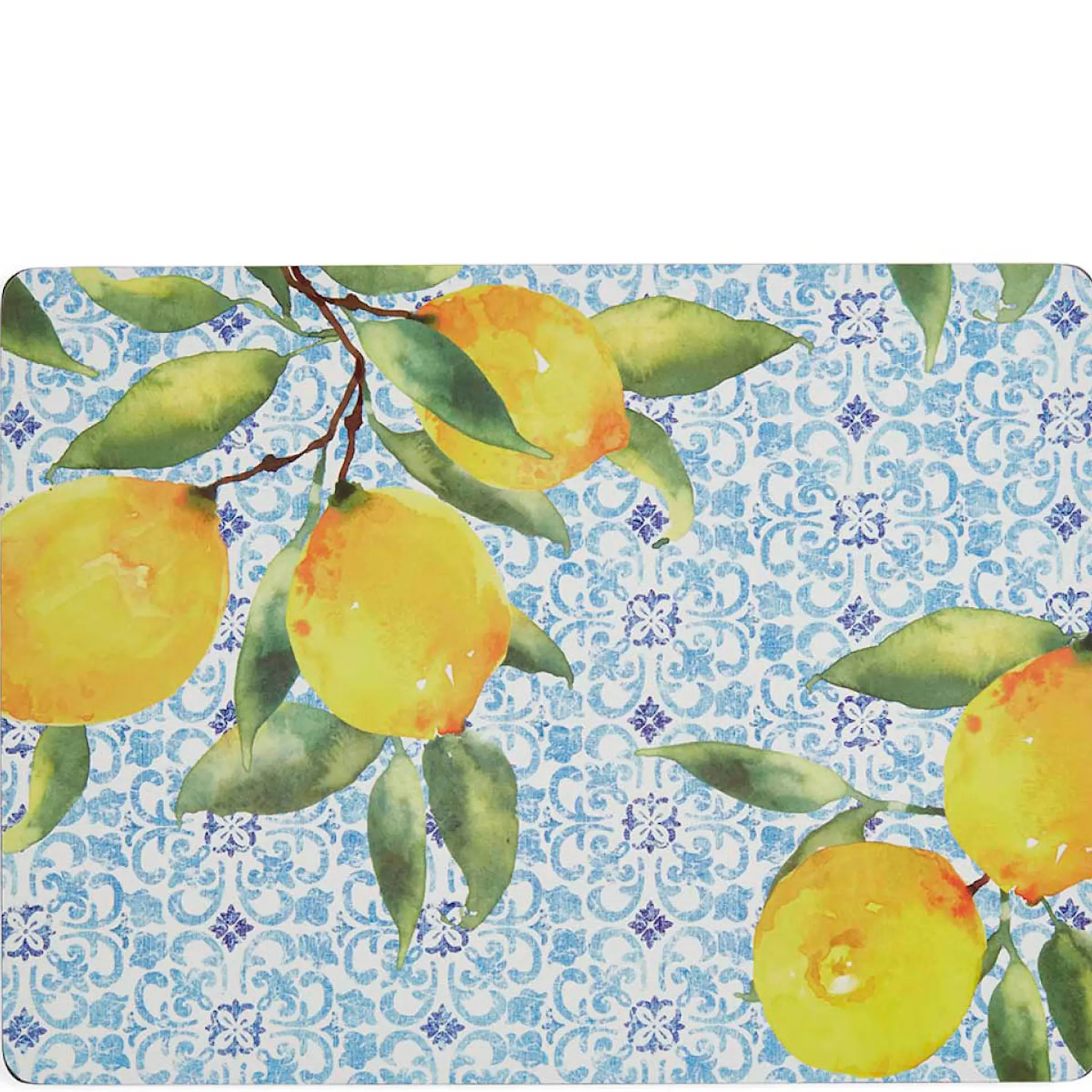 Pimpernel Amalfi bordstabletter 40x30 cm 4-pack lemons