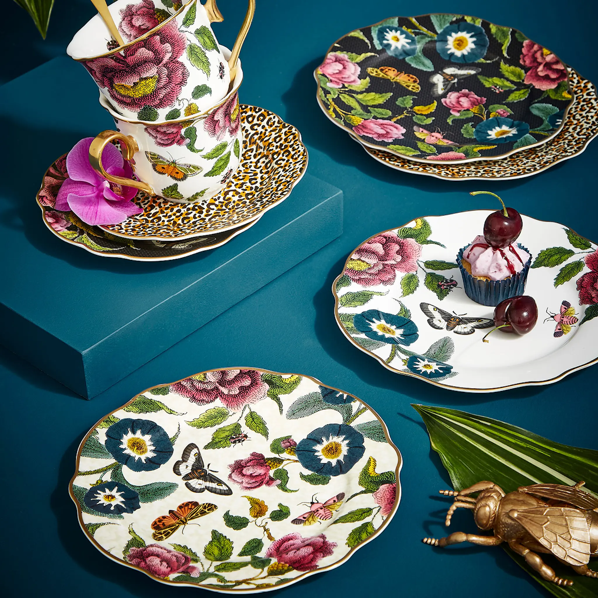 Spode Creatures of Curiosity Leipälautanen 19 cm 4 kpl