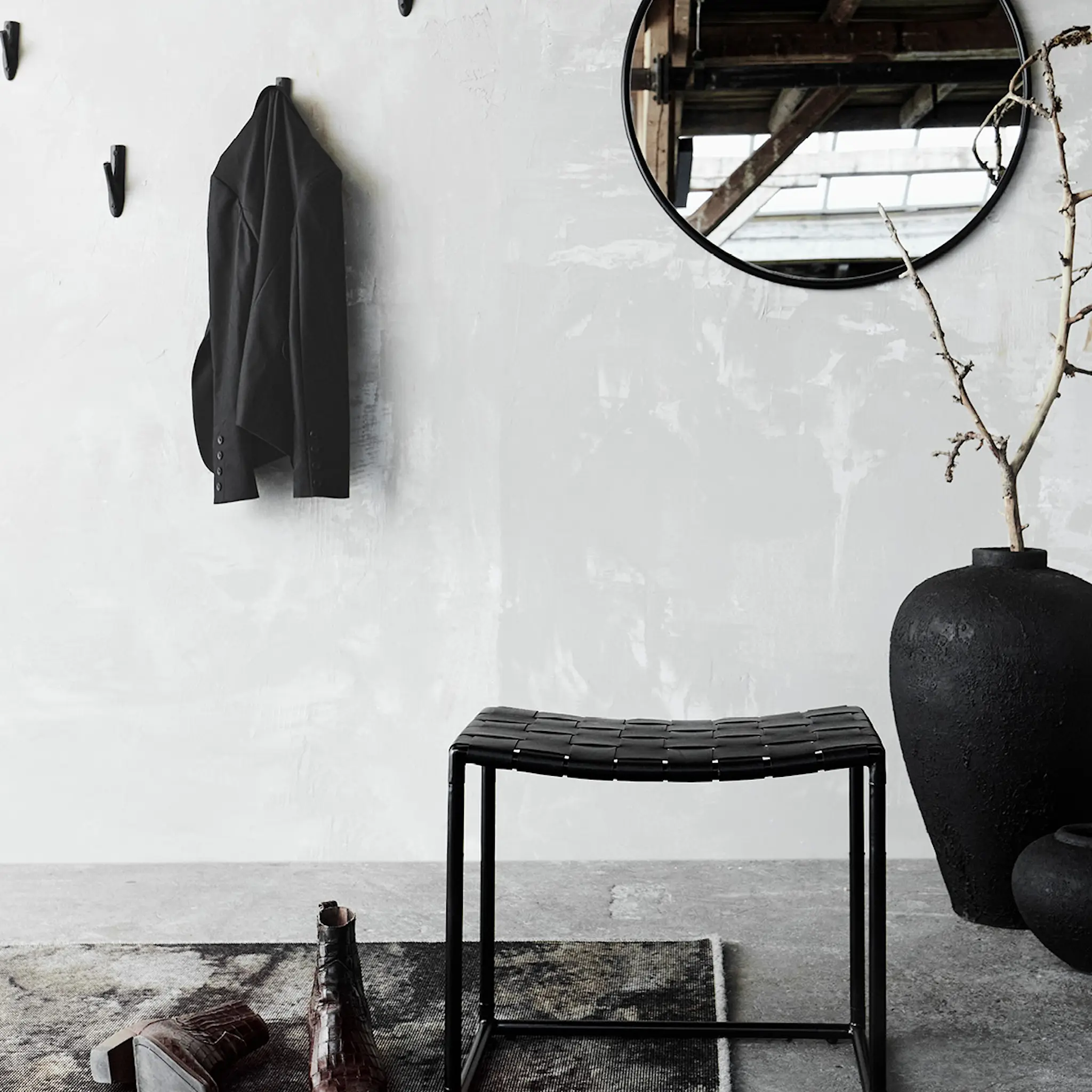 Muubs Luna Kukkaruukku 60x35 cm Musta