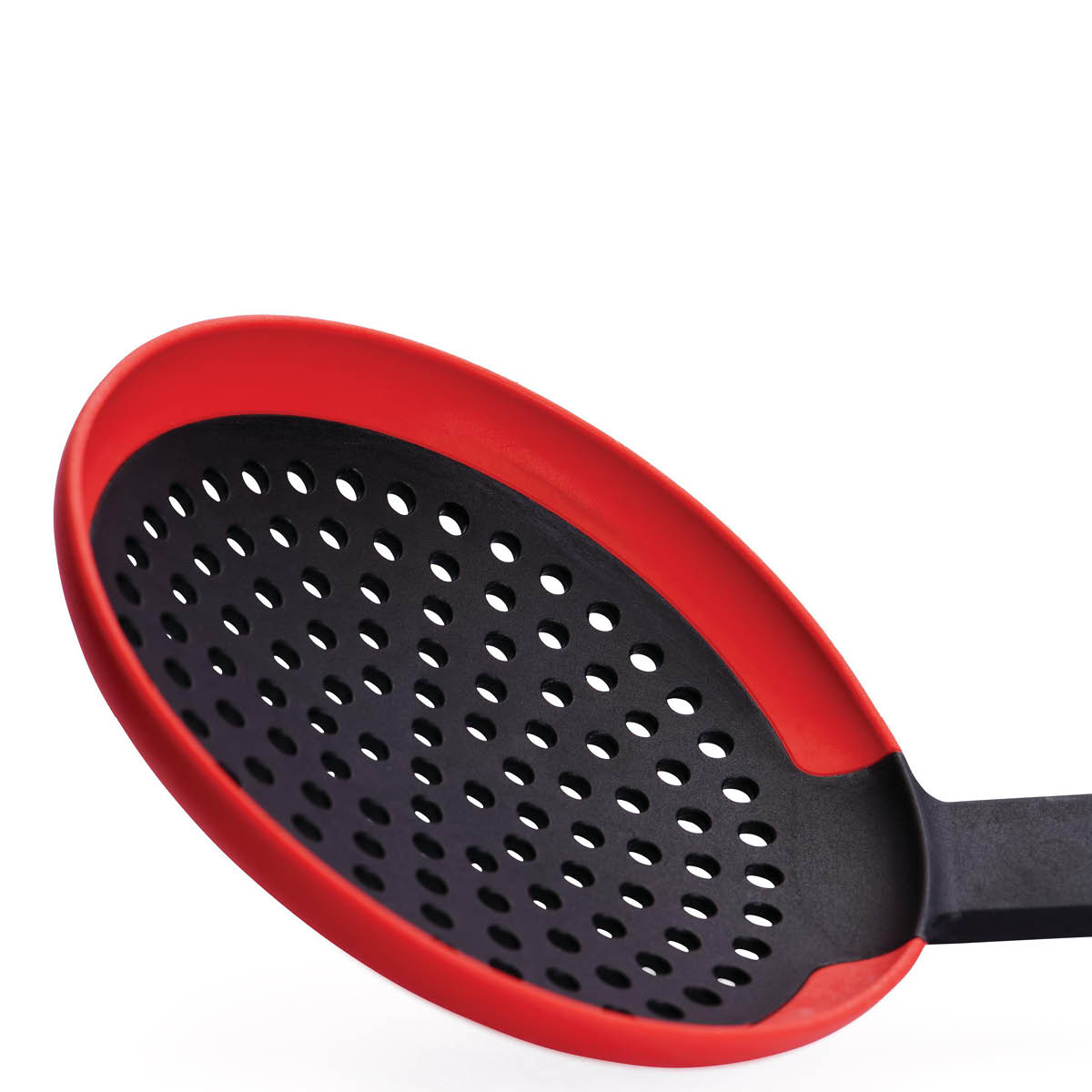 Woll Cook It Reikäkauha 32 cm Musta/Punainen