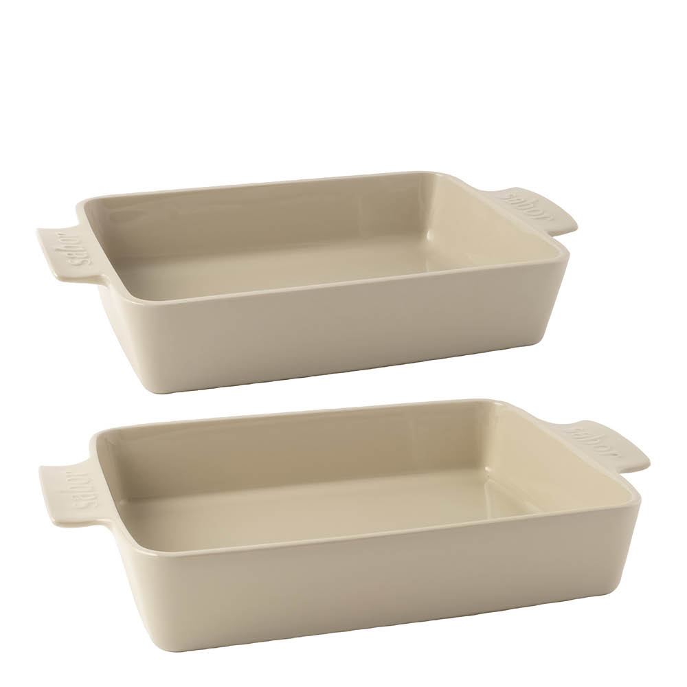 Sabor Ugnsform set 2 delar beige