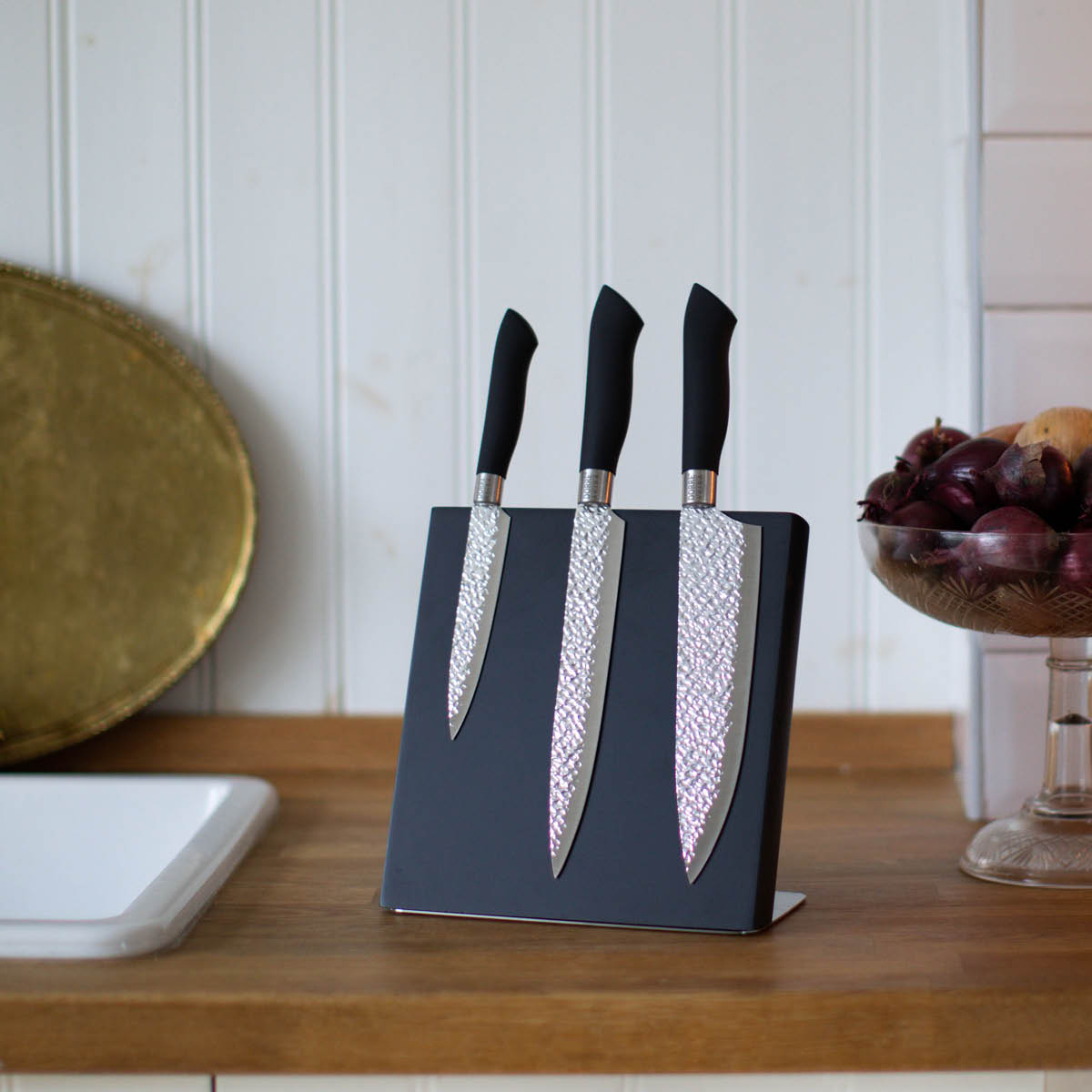 Dorre Akira Knivset 3 delar Svart