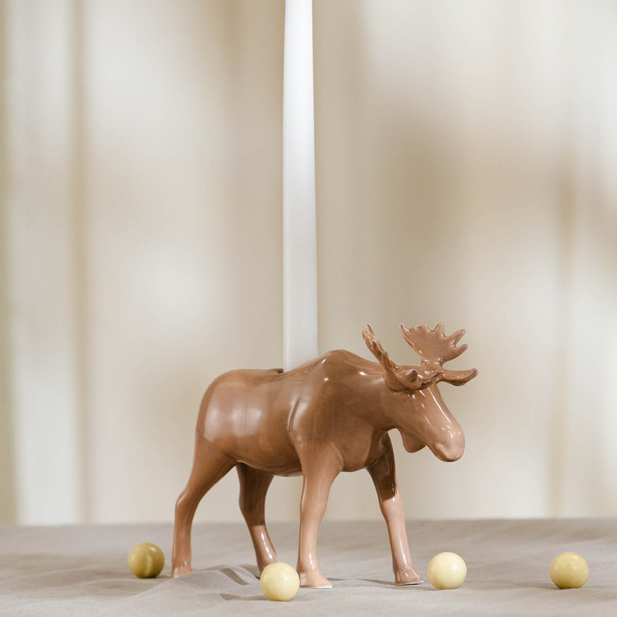 Magnor Moose ljusstake älg 14 cm mole