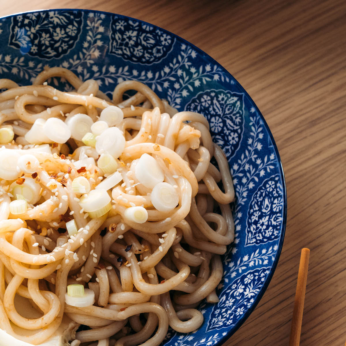 Stiernholm Sakura dyp tallerken 20 cm 80 cl blå/hvit