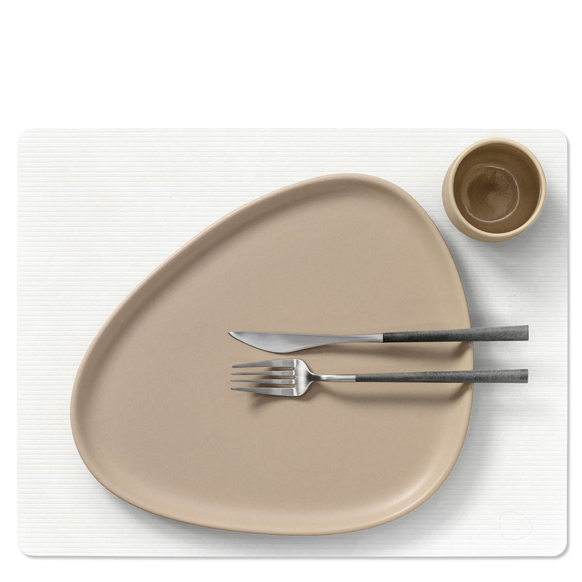 LIND DNA Square Corduroy bordstablett 35x45 cm Pure White