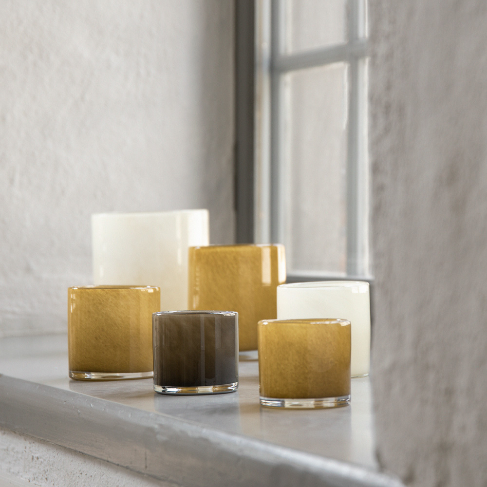 Tell Me More Lyric lyslykt 10x10 cm ginger