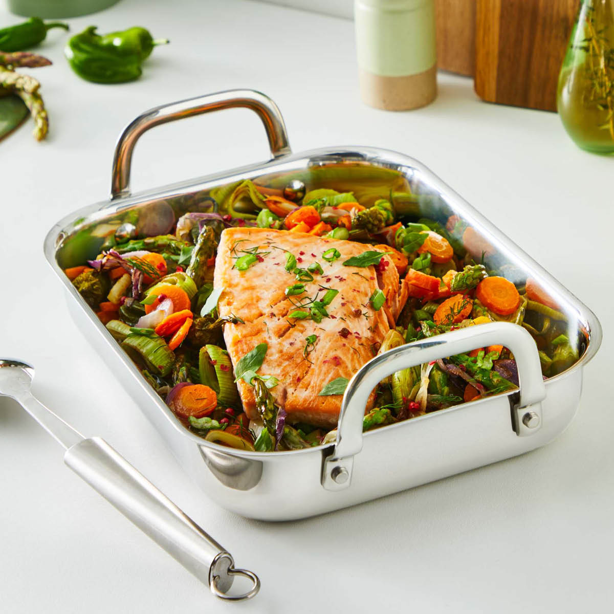 Tefal Emotion uunivuoka pieni 29x21 cm ruostumaton teräs