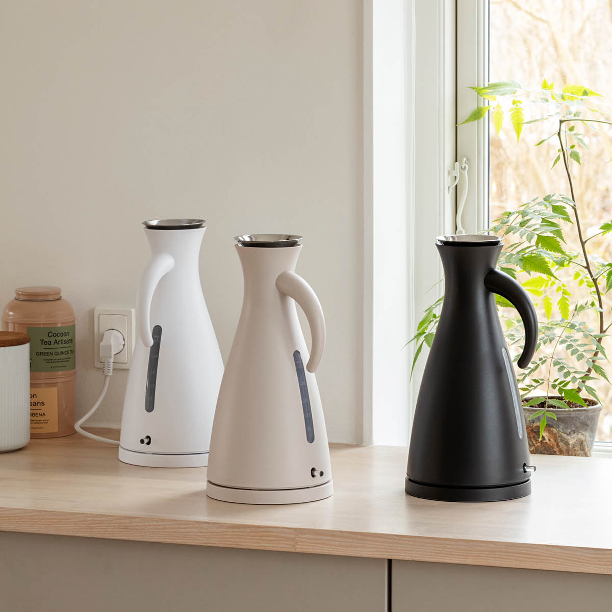 Eva Solo Vedenkeitin 1,5 L Matta valkoinen