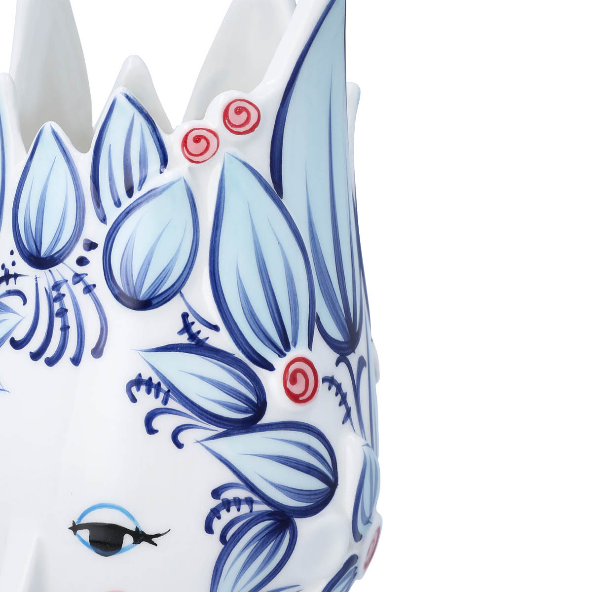 Bjørn Wiinblad Titania vas 25 cm blå