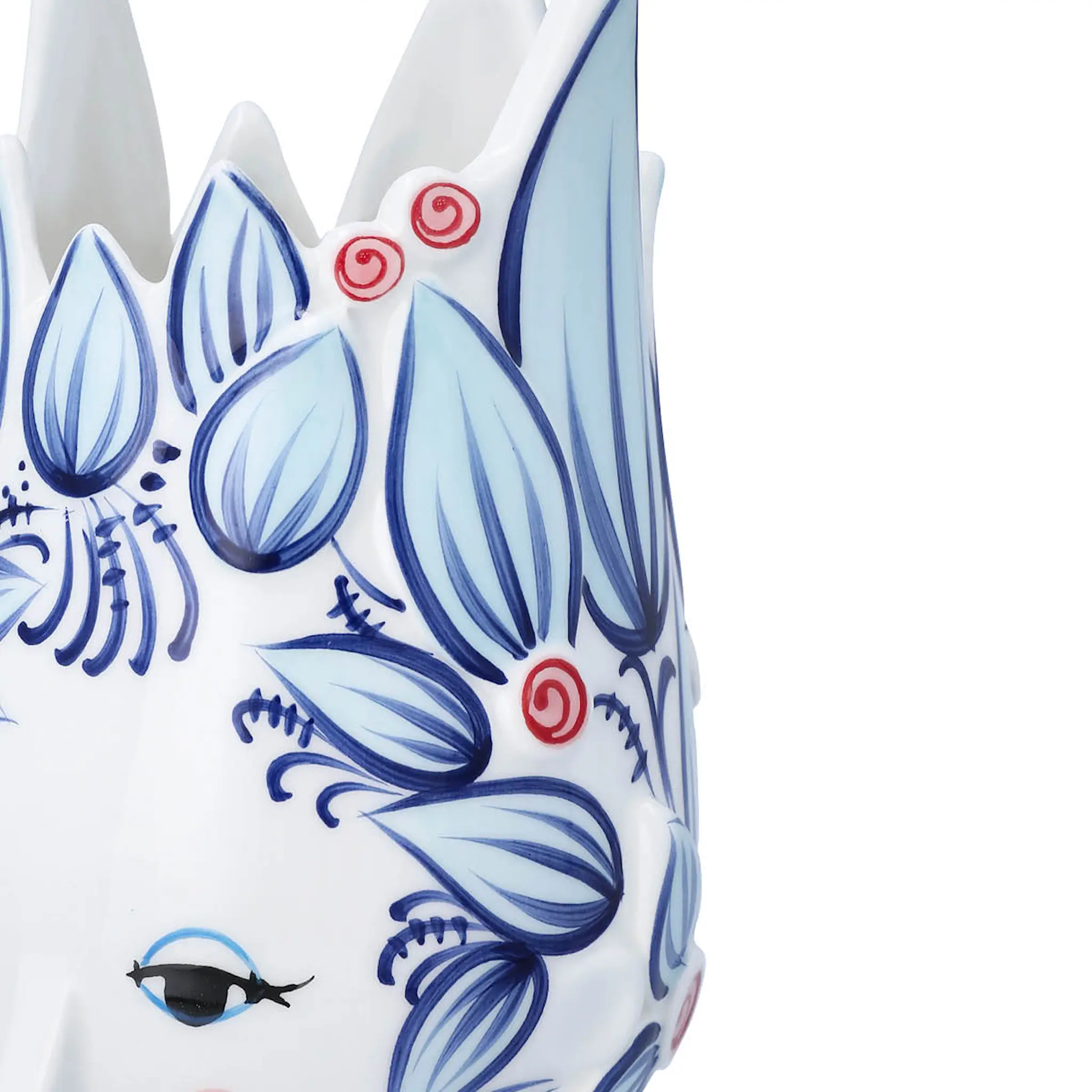 Bjørn Wiinblad Titania vas 25 cm blå