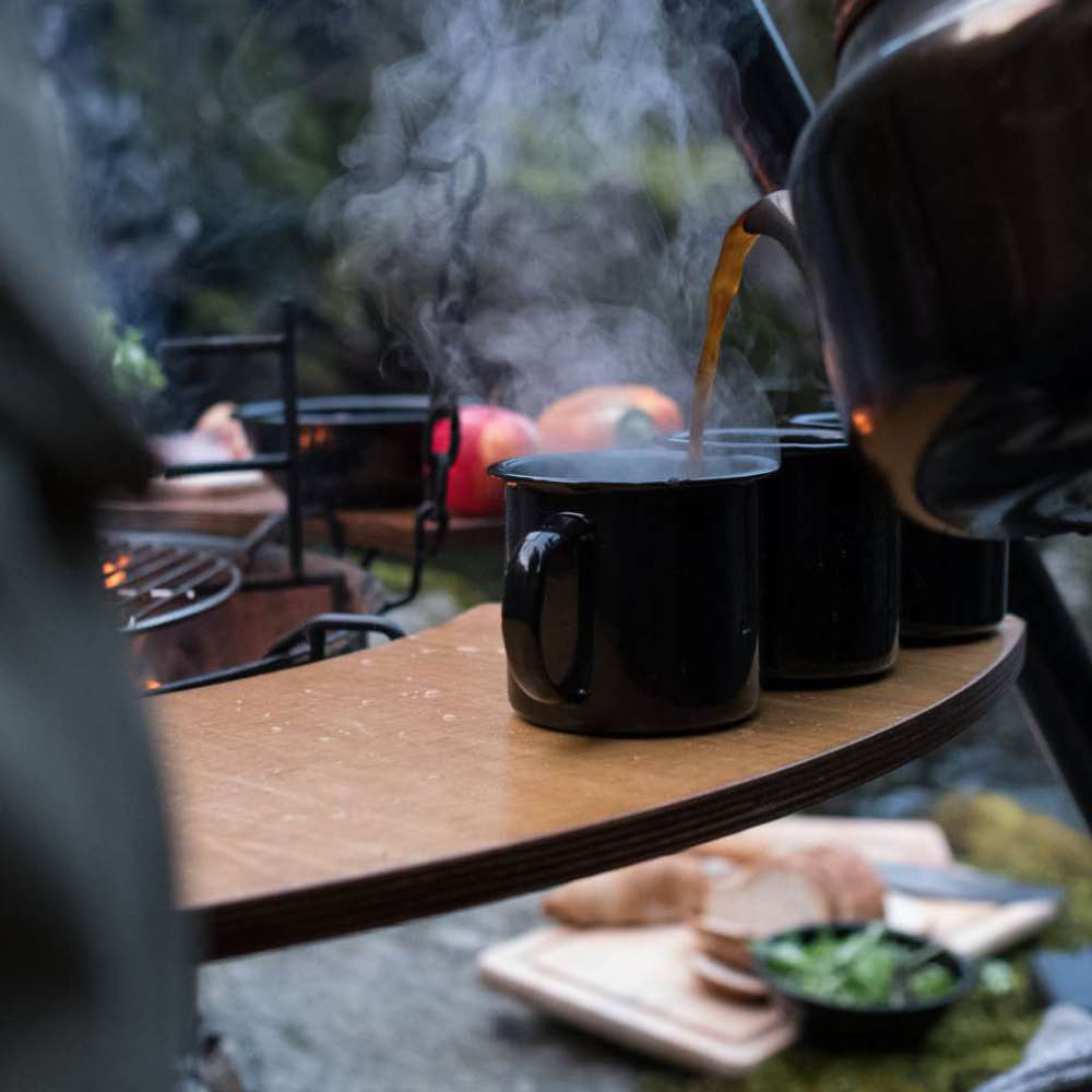 Espegard Sidebord 60 til bålpanne 2 stk