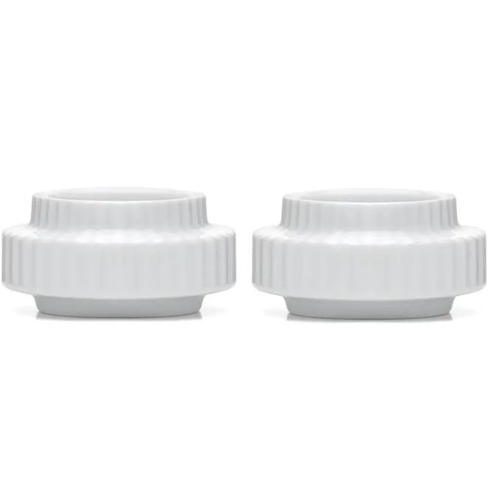 Lyngby Kynttilälyhty 6,5 cm 2 kpl Valkoinen