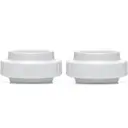 Lyngby Ljuslykta 6,5 cm 2-Pack Vit