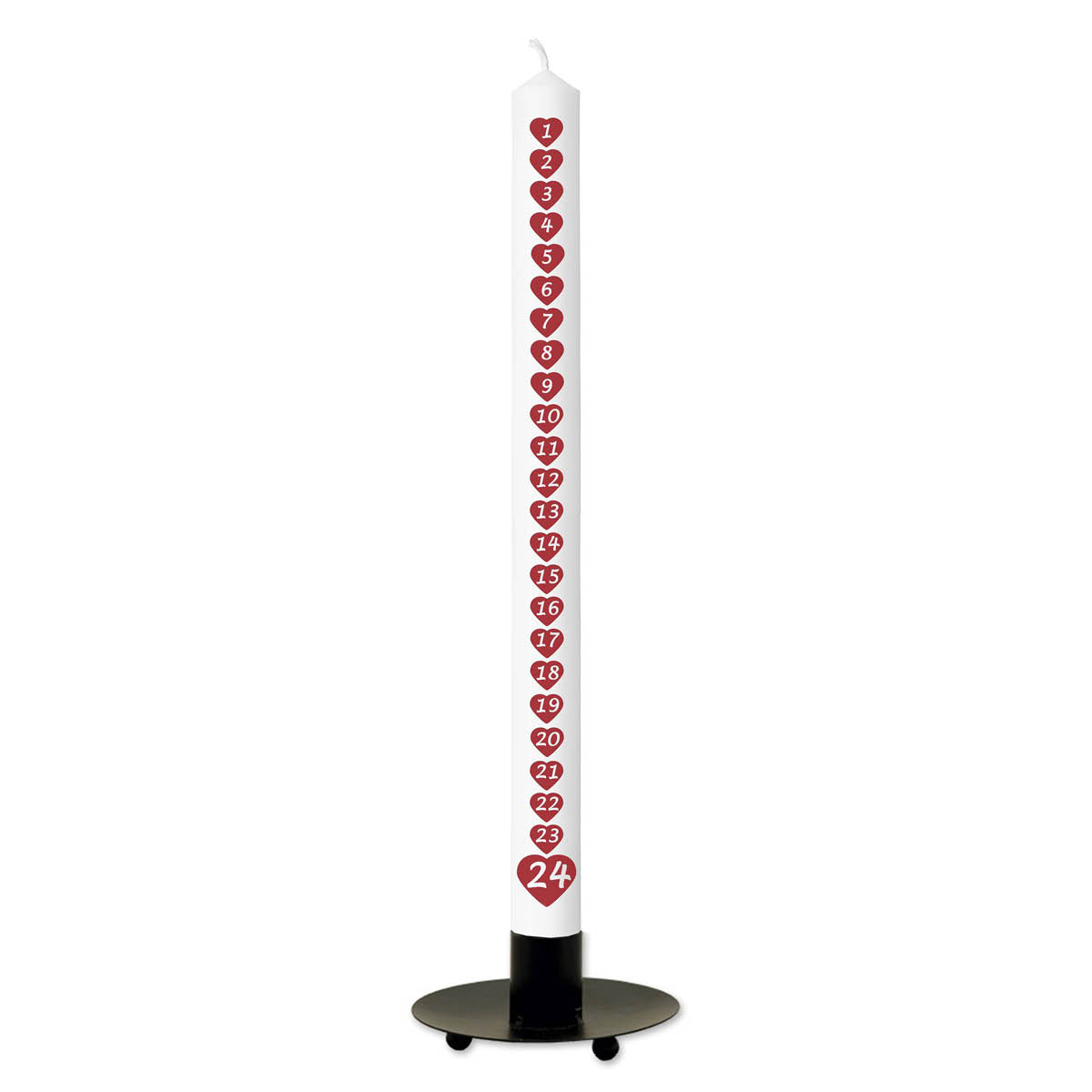 Liljeholmens Wasaljus ljusstake 3 cm svart