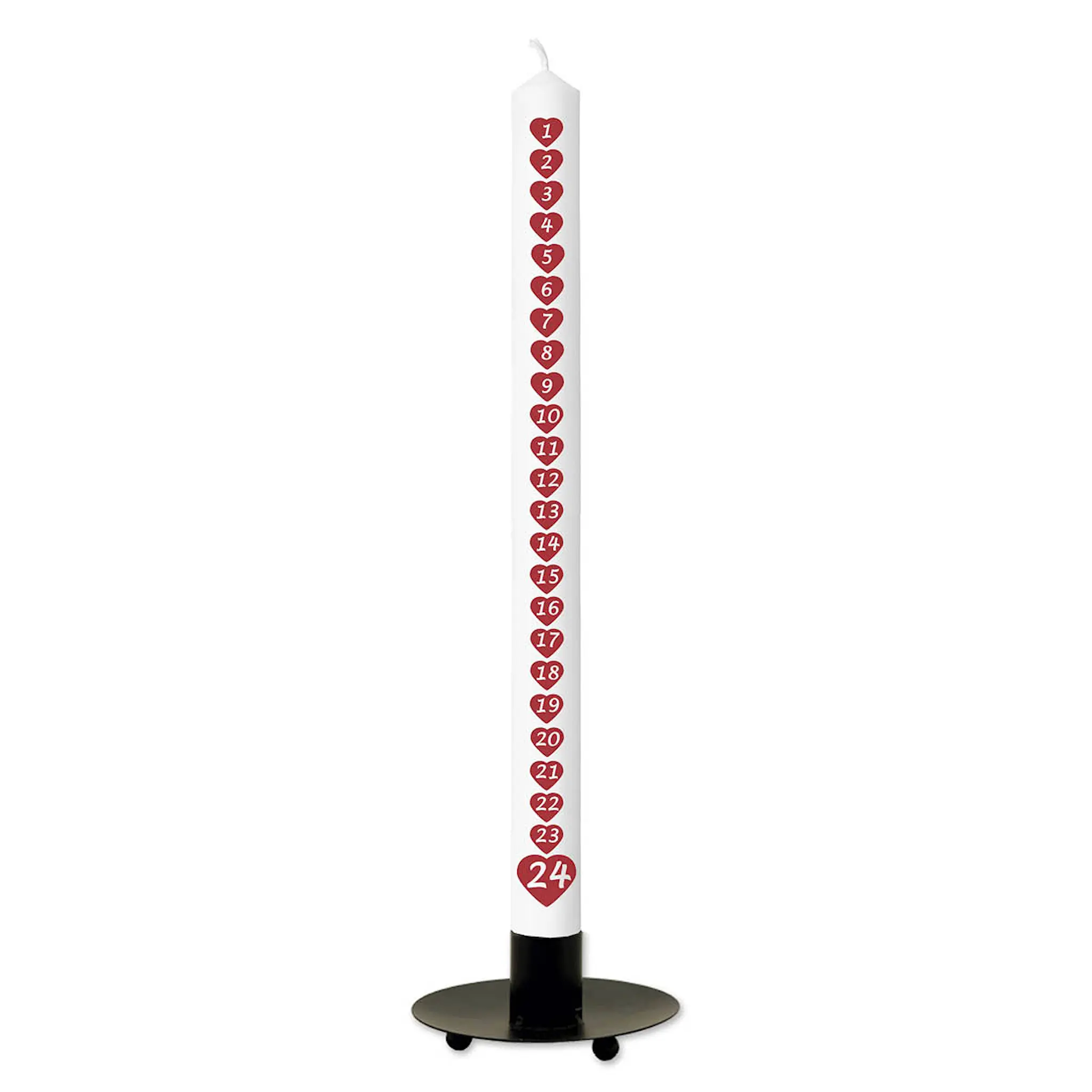 Liljeholmens Wasaljus ljusstake 3 cm svart