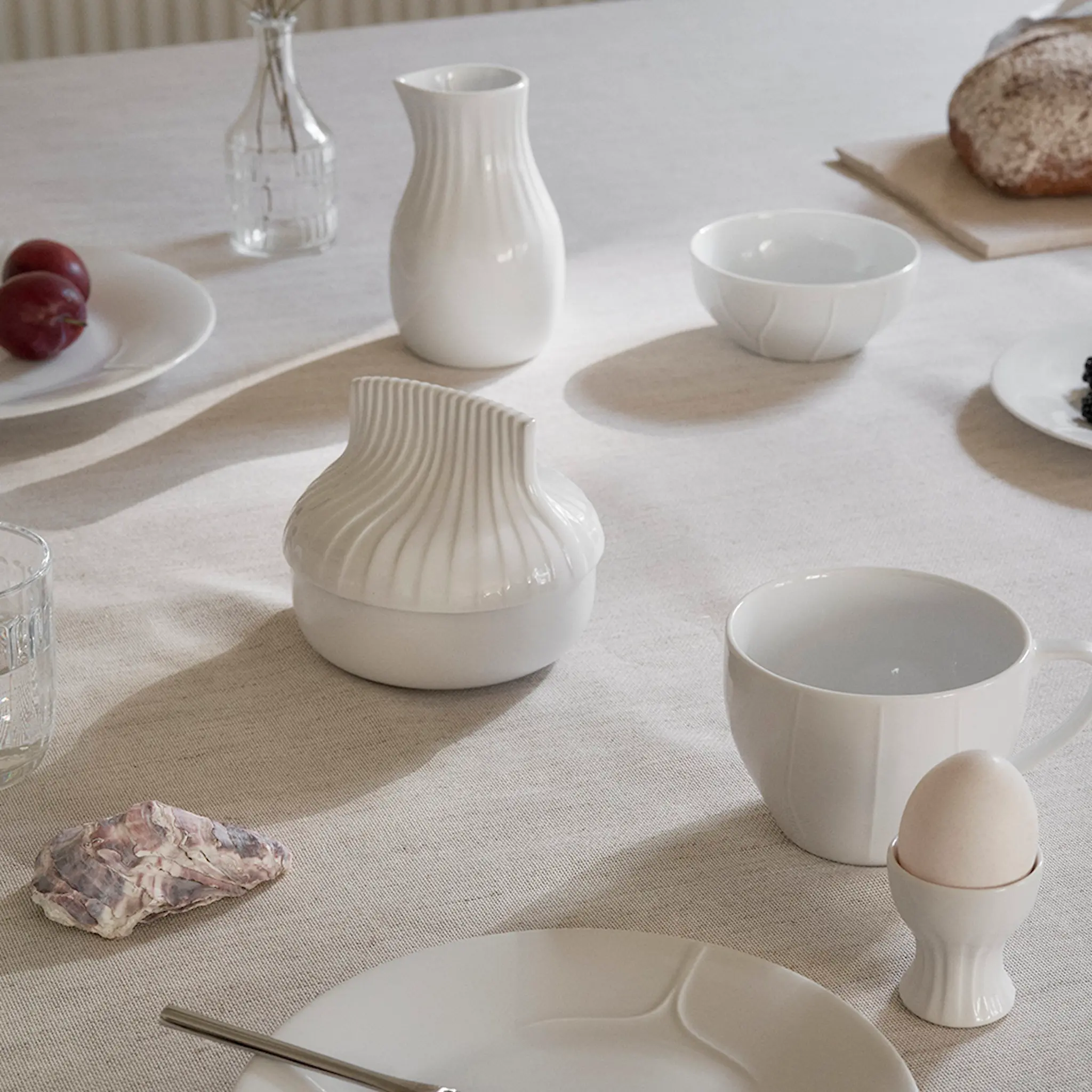 Rörstrand Pli Blanc Kanna 40 cl