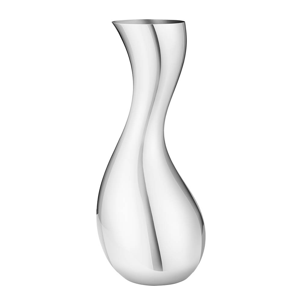 Georg Jensen - Cobra maljakko suuri 33 cm teräs