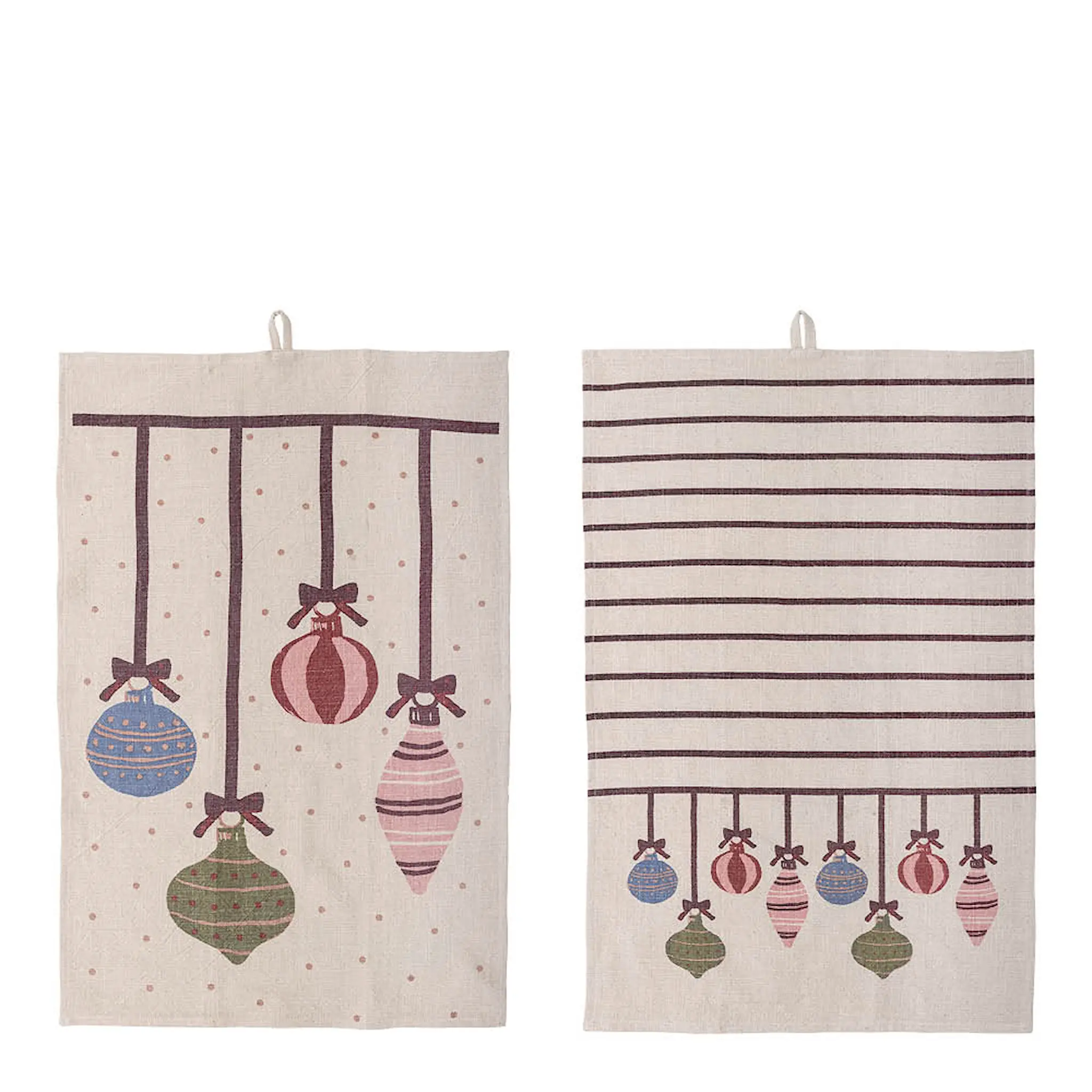 Bloomingville Ornamentia kökshandduk 71x45 cm 2-pack multi