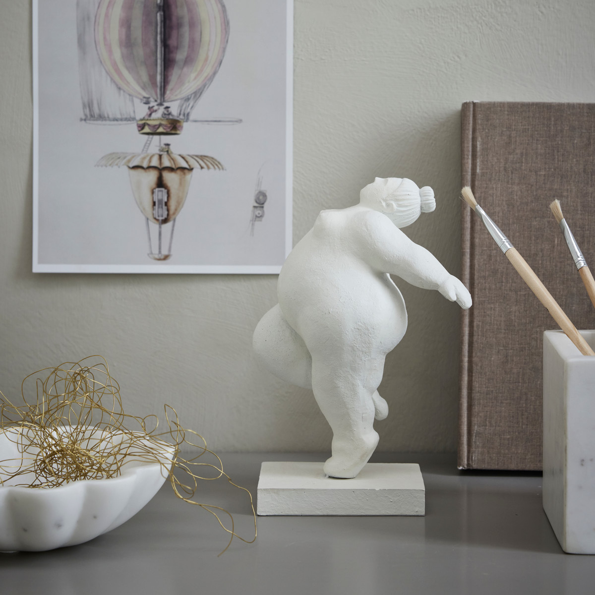 Lene Bjerre Ellia skål 20x20 cm hvit