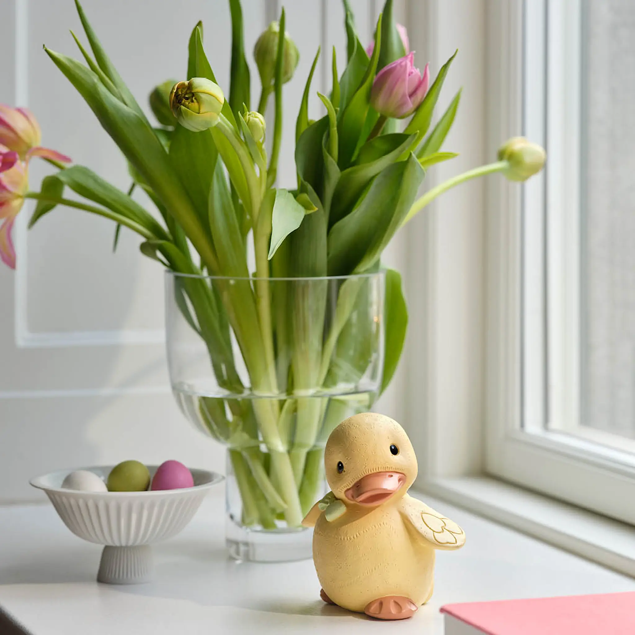 Klarborg Stora ankungen Puf figur 11,5 cm