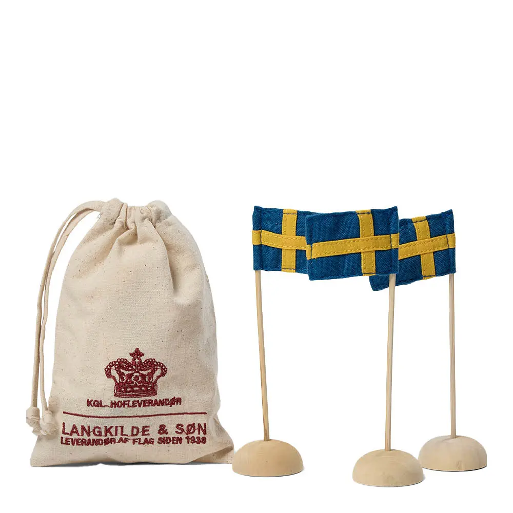 Mini pöytälippu 15 cm 3 kpl