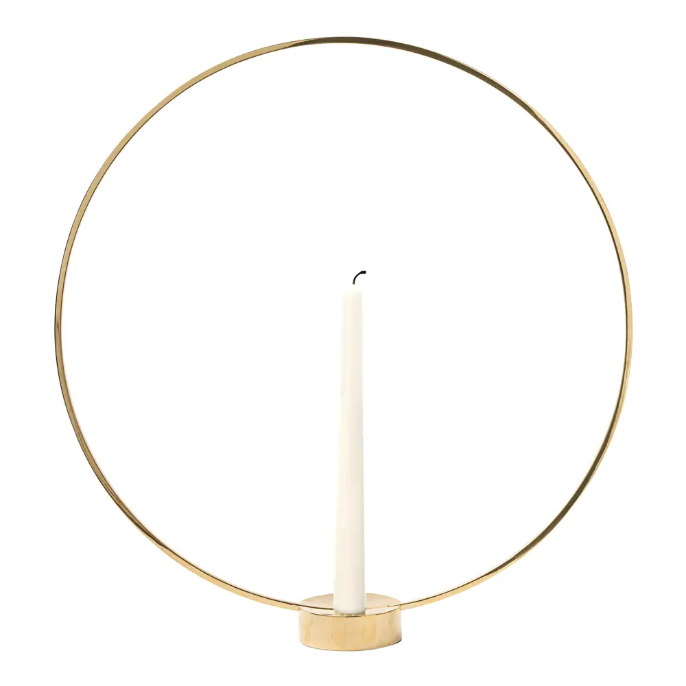 Gloria Kynttelikkö 46x43 cm Messinki