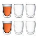 Pavina Glas dubbelväggad 35 cl 6-pack Klar