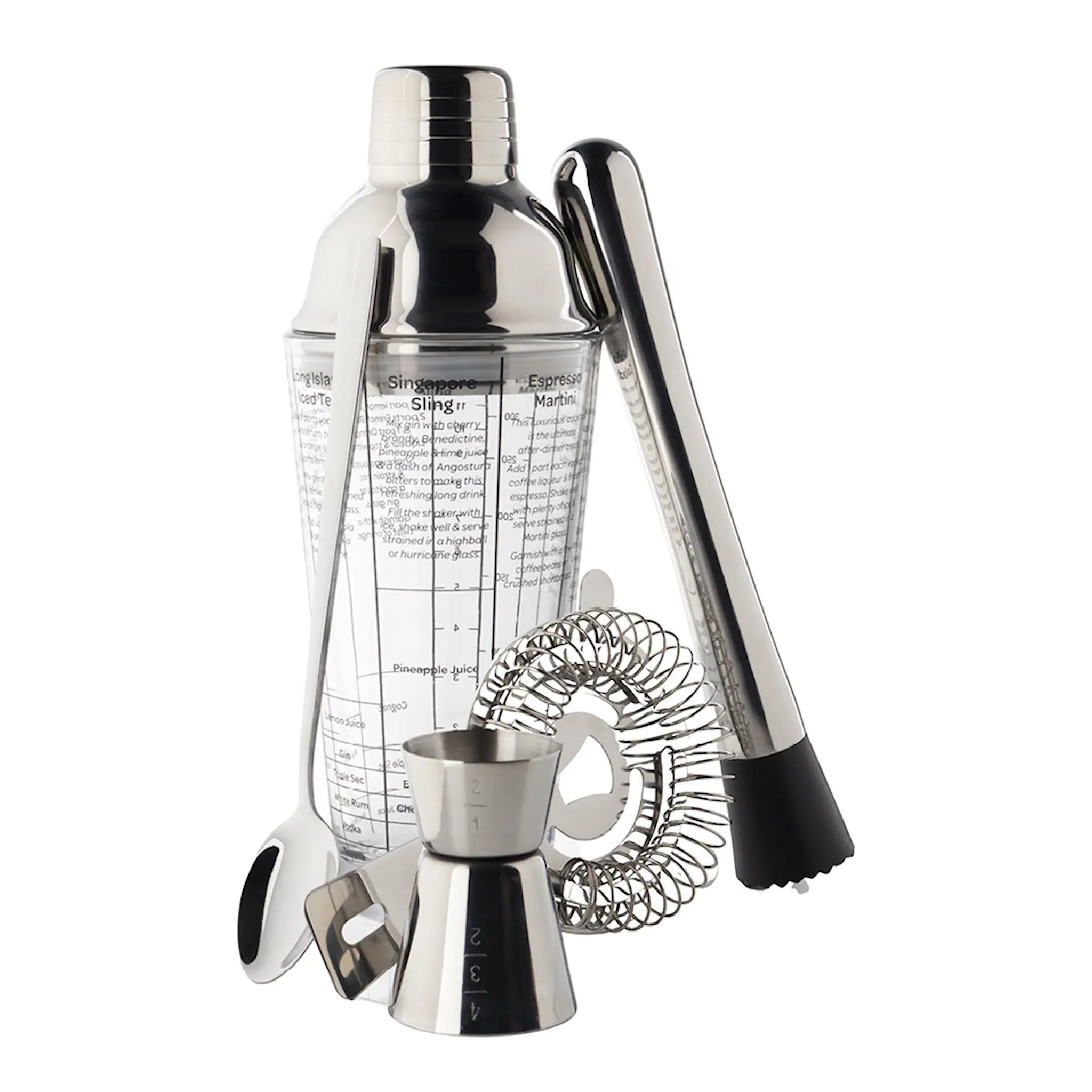 Taylor's Cocktailset 5 delar Rostfritt stål