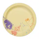 Mumin picknick tallrik 21 cm 2-pack gul