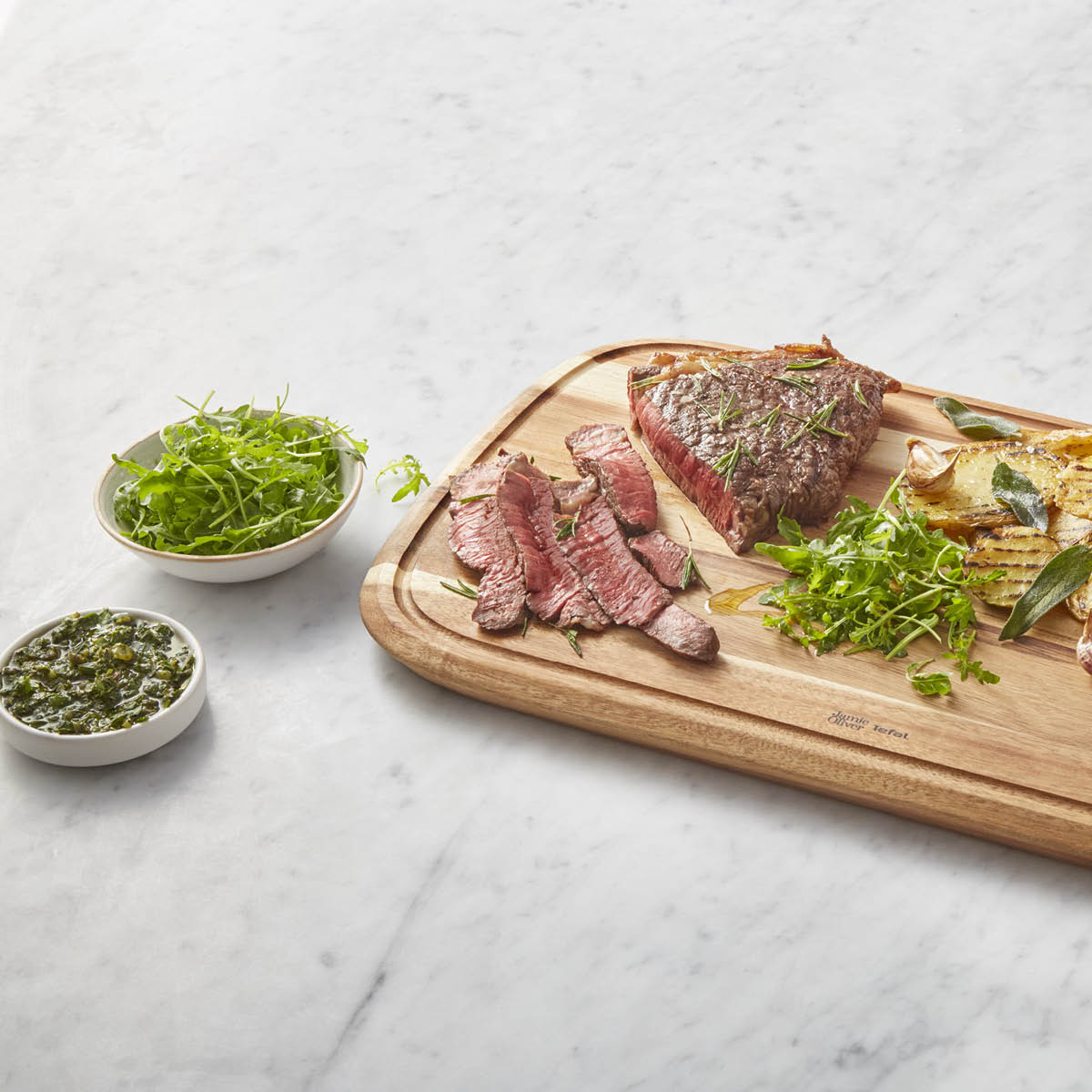 Tefal Skjærefjøl i tre stor akasie