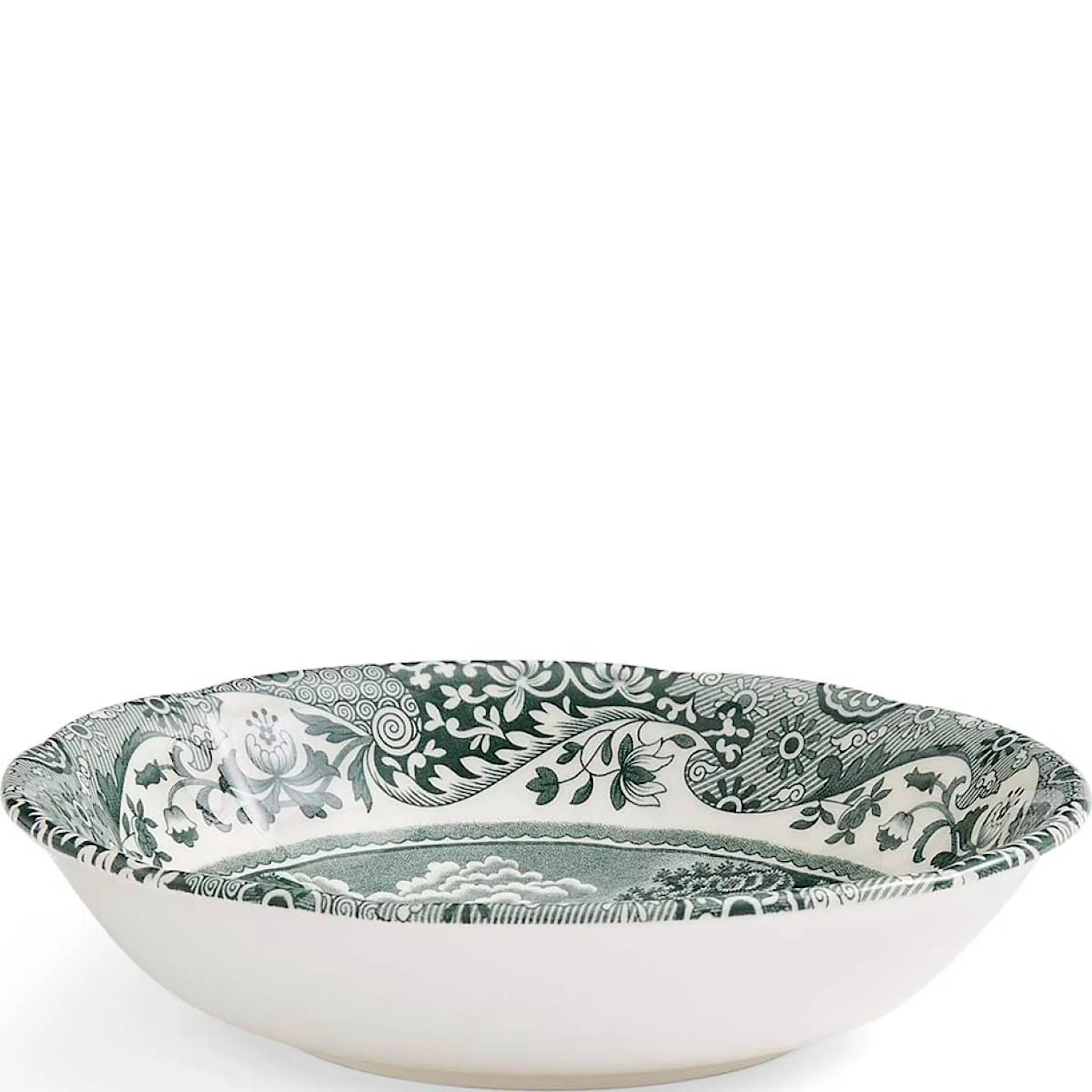 Spode Heritage Green Italian frukostskål 15 cm grön/vit