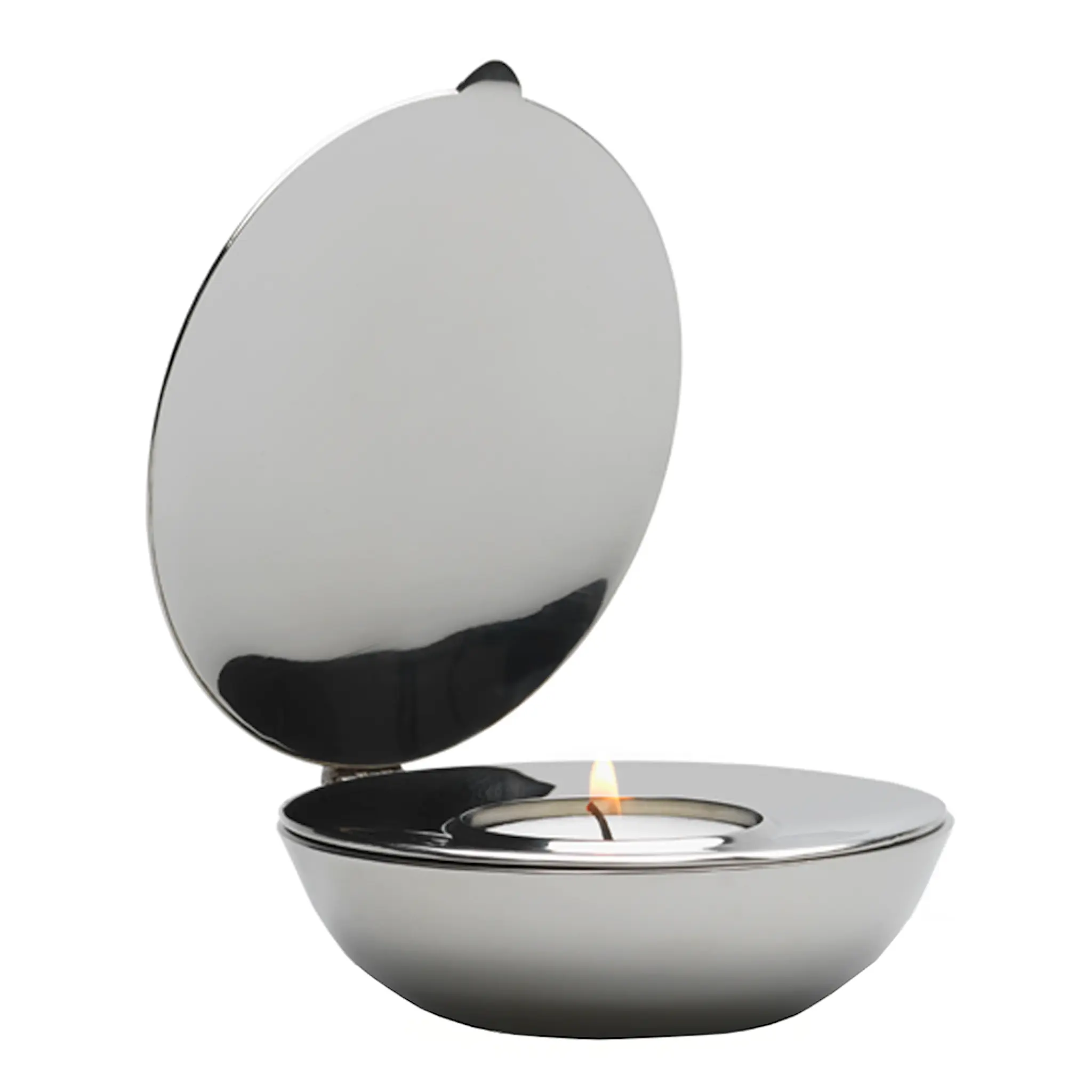Design House Stockholm Shell Ljuslykta 10x3 cm Nickel