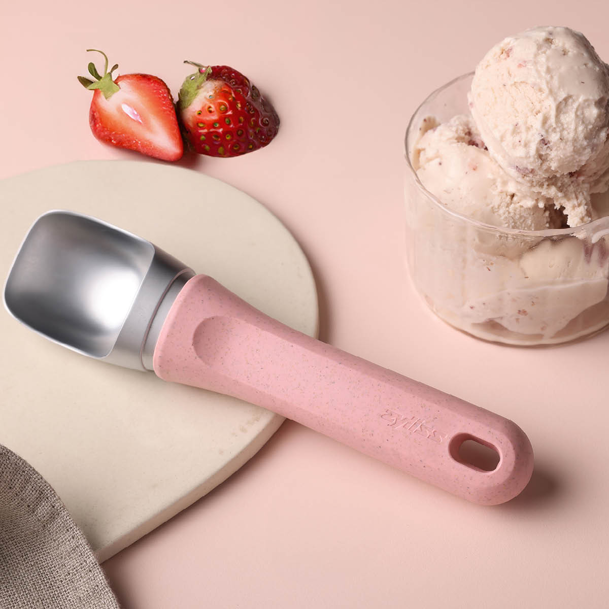 Zyliss Zyliss Jäätelökauha 20 cm Vaaleanpunainen