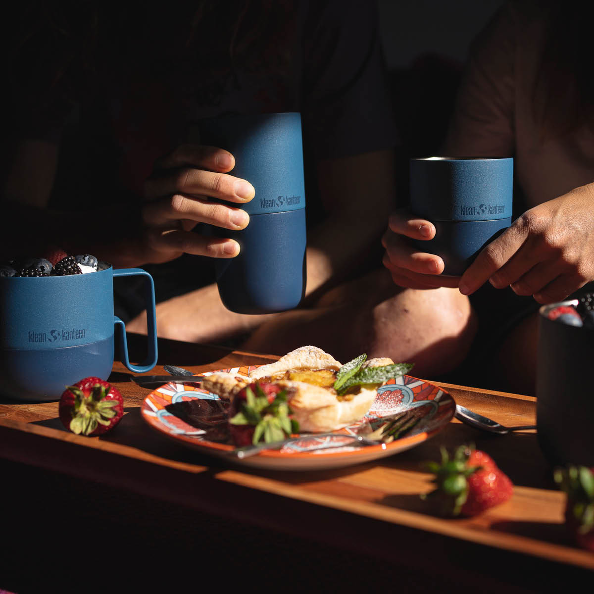 Klean Kanteen Rise Tumbler 47 cl med flipplokk stellar