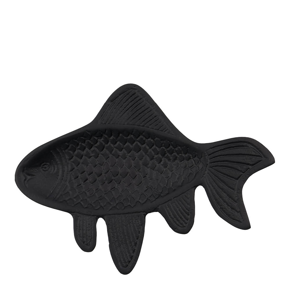 House Doctor - Seinätaide Fish 19,5x14,5 cm musta